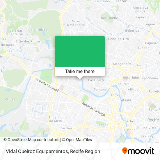 Vidal Queiroz Equipamentos map