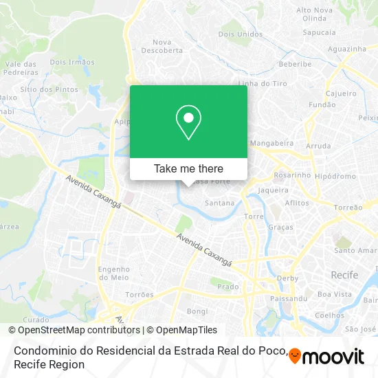 Condominio do Residencial da Estrada Real do Poco map