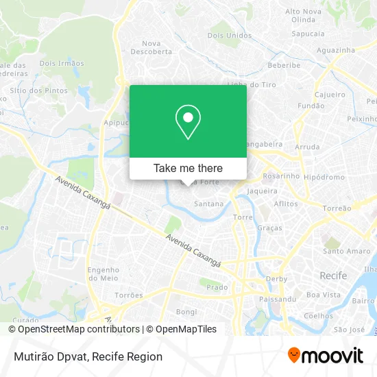 Mutirão Dpvat map