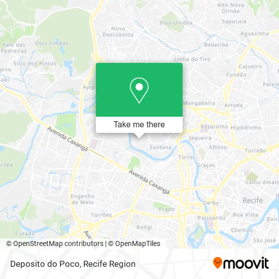 Deposito do Poco map