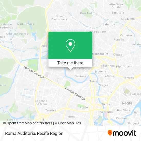 Roma Auditoria map