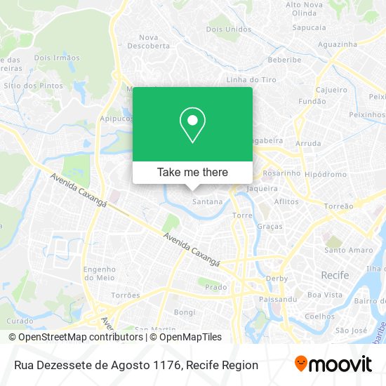 Rua Dezessete de Agosto 1176 map