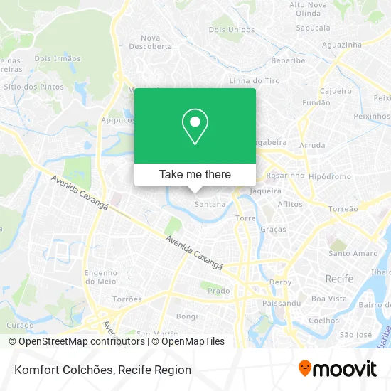 Komfort Colchões map