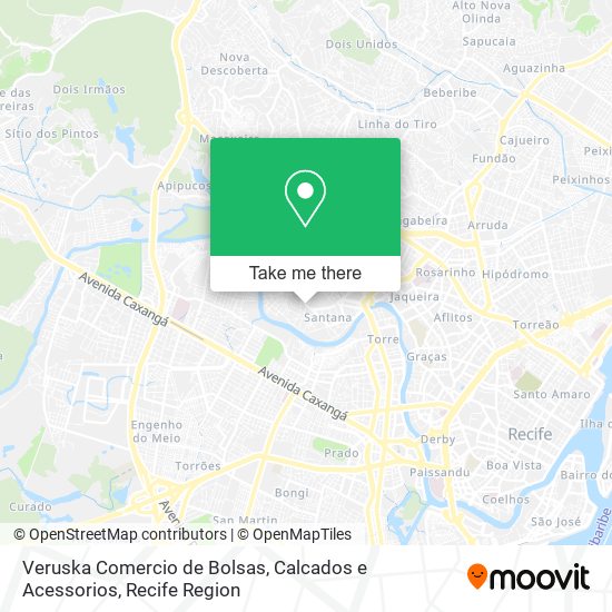 Veruska Comercio de Bolsas, Calcados e Acessorios map