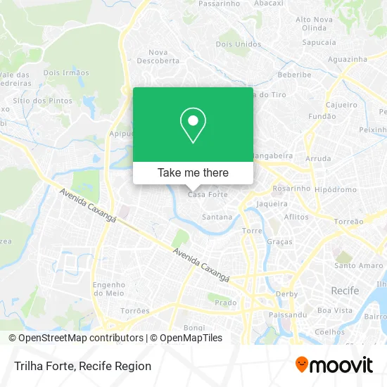 Trilha Forte map