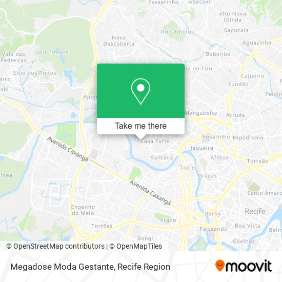 Megadose Moda Gestante map