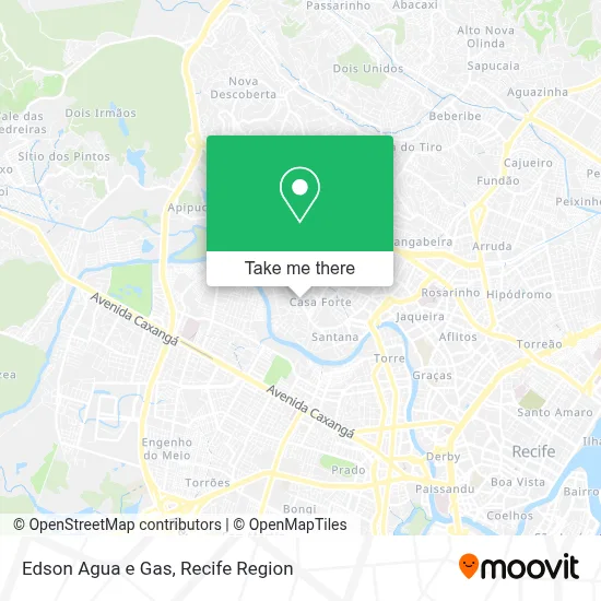 Edson Agua e Gas map