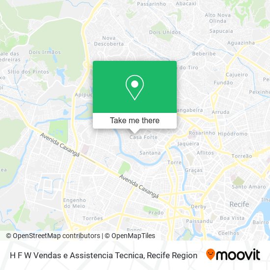 H F W Vendas e Assistencia Tecnica map