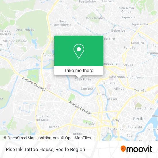 Rise Ink Tattoo House map
