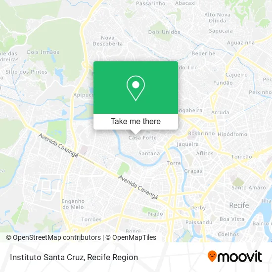Instituto Santa Cruz map