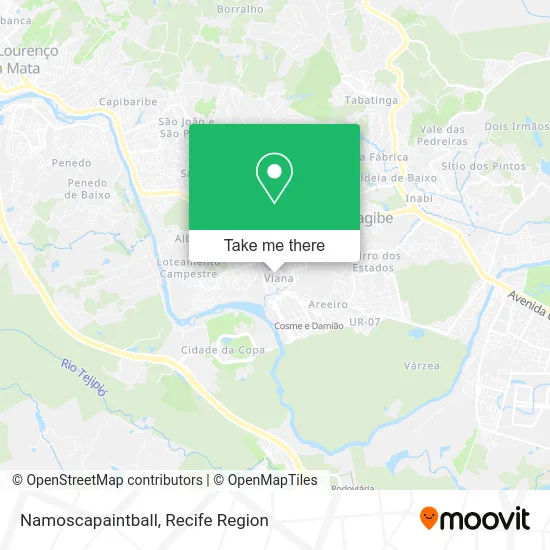 Namoscapaintball map