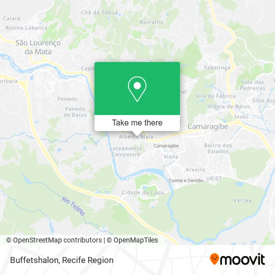 Buffetshalon map