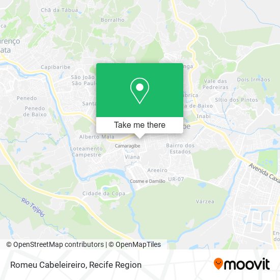 Romeu Cabeleireiro map