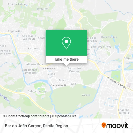 Bar do João Garçon map