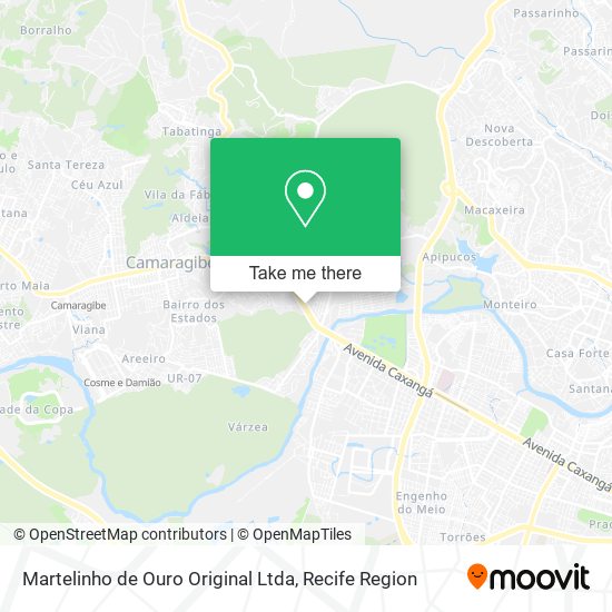 Martelinho de Ouro Original Ltda map