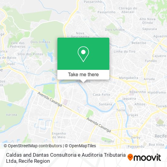 Caldas and Dantas Consultoria e Auditoria Tributaria Ltda map