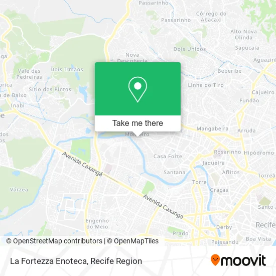 La Fortezza Enoteca map