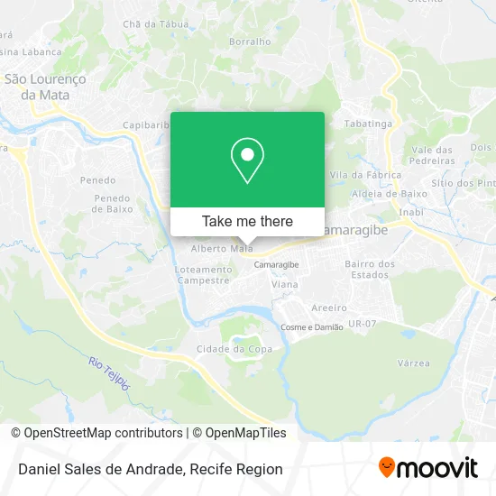 Daniel Sales de Andrade map
