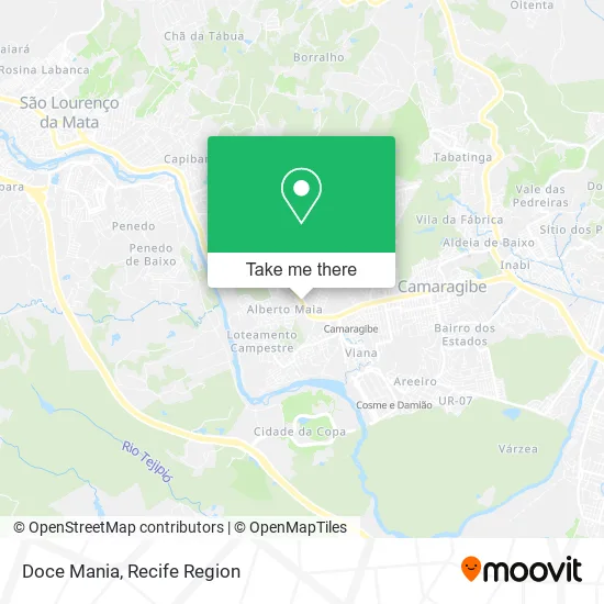Doce Mania map