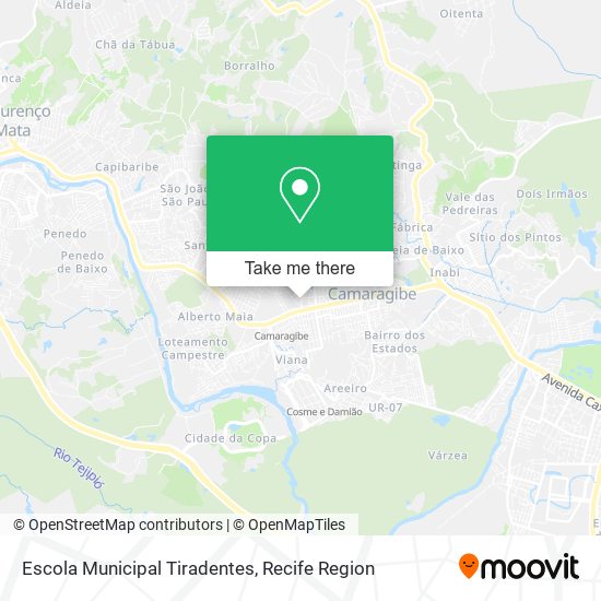 Escola Municipal Tiradentes map