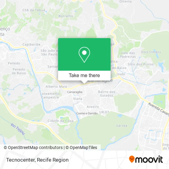 Tecnocenter map