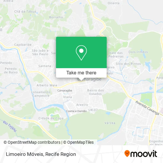 Limoeiro Móveis map