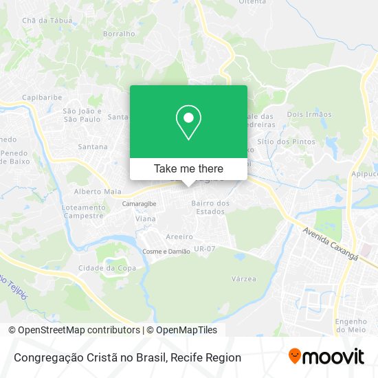 Congregação Cristã no Brasil map