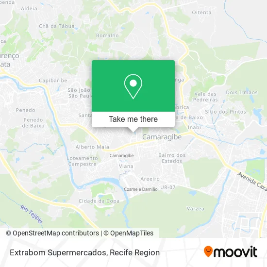 Extrabom Supermercados map