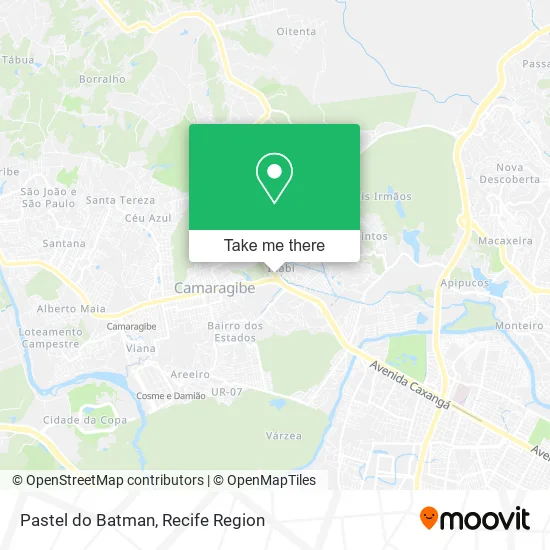 Pastel do Batman map