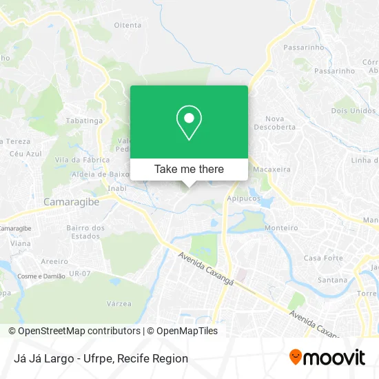 Já Já Largo - Ufrpe map