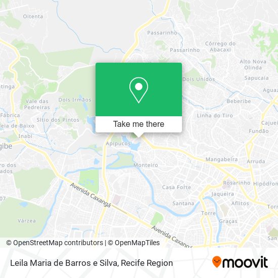 Leila Maria de Barros e Silva map
