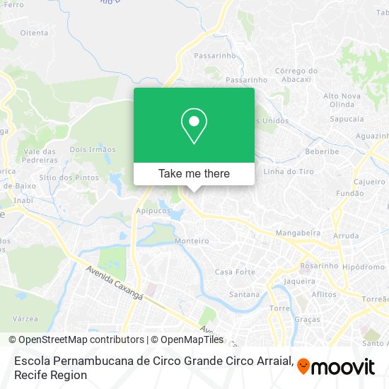 Escola Pernambucana de Circo Grande Circo Arraial map