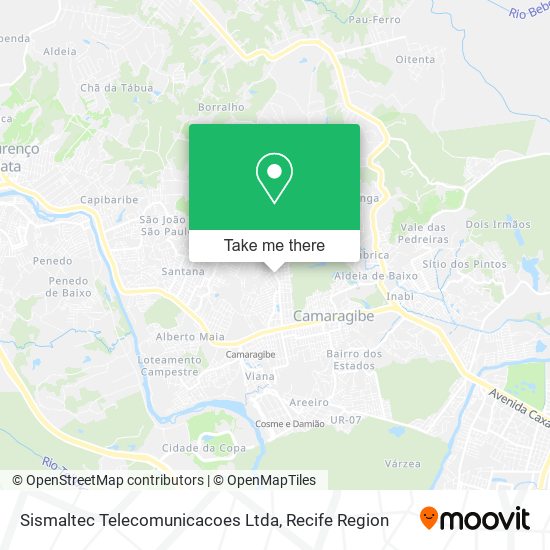 Sismaltec Telecomunicacoes Ltda map