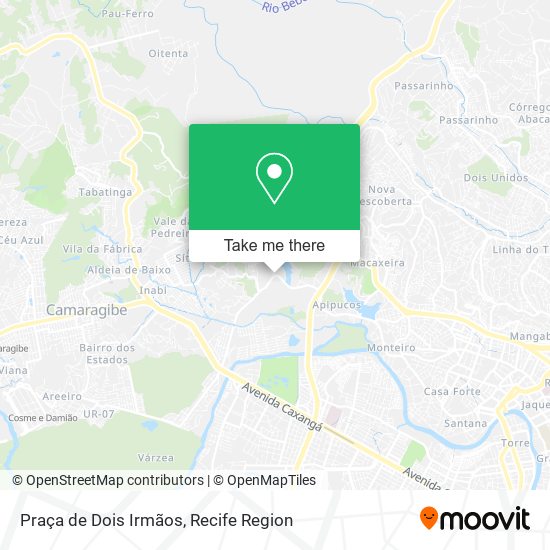 Praça de Dois Irmãos map