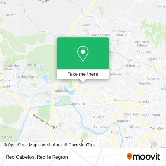 Red Cabelos map