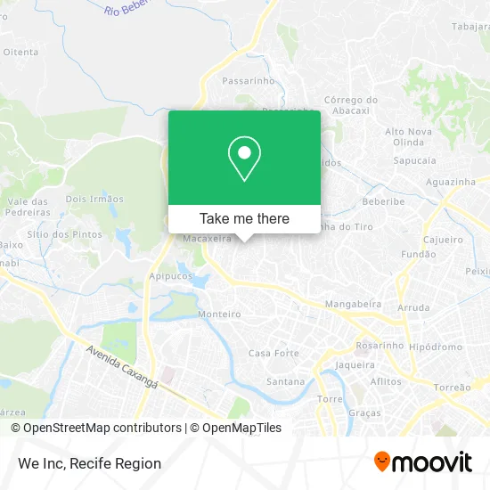 We Inc map