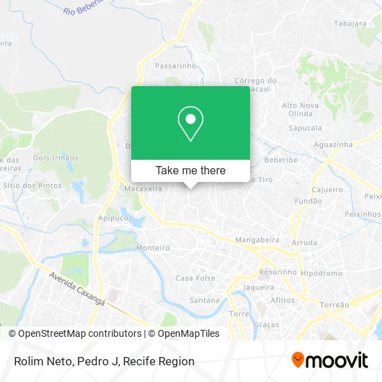 Rolim Neto, Pedro J map