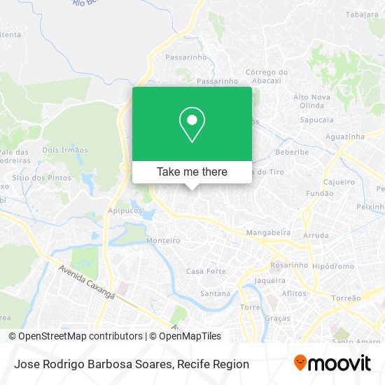 Jose Rodrigo Barbosa Soares map