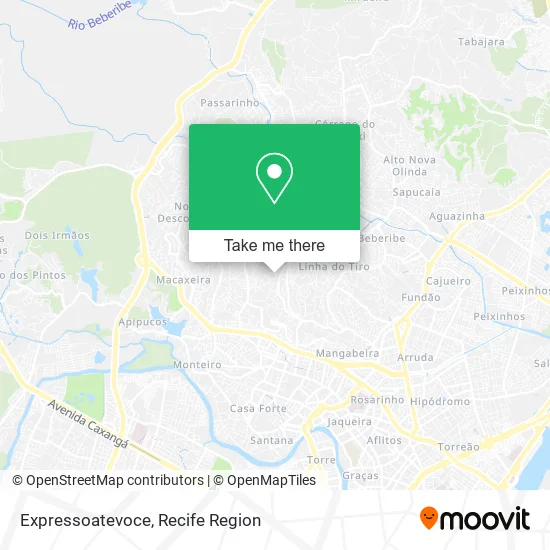 Expressoatevoce map