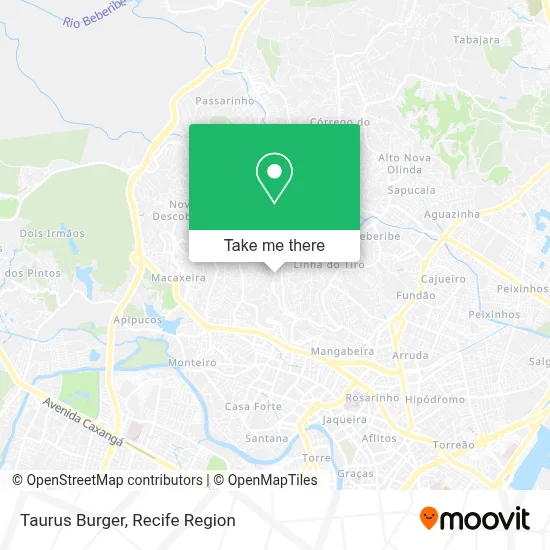 Taurus Burger map