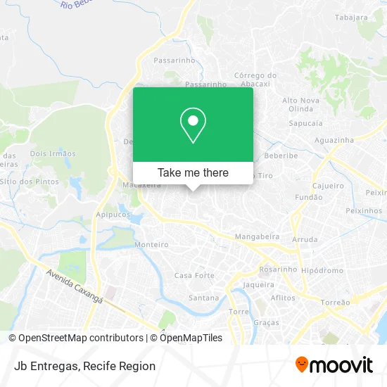 Jb Entregas map