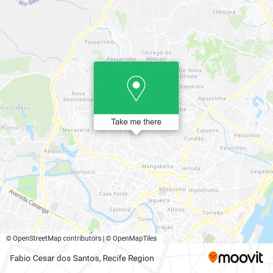 Fabio Cesar dos Santos map