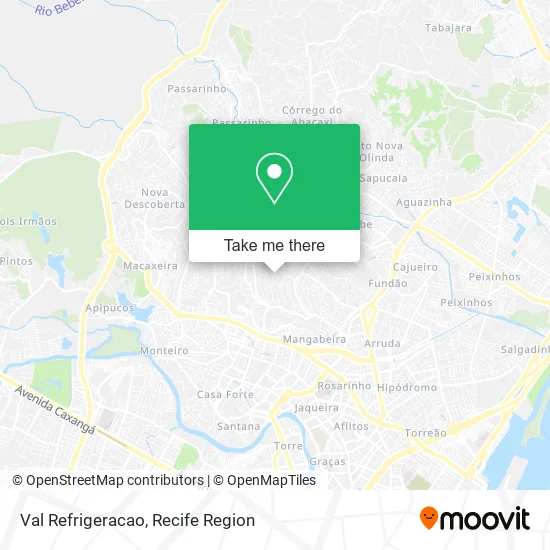 Val Refrigeracao map