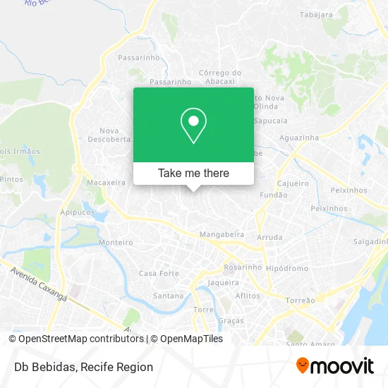 Db Bebidas map