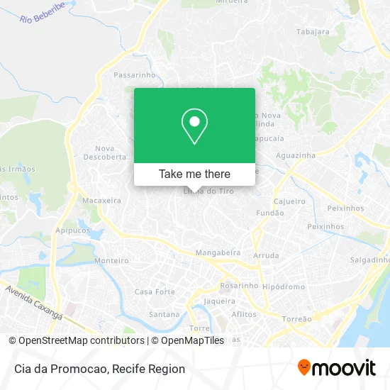 Cia da Promocao map