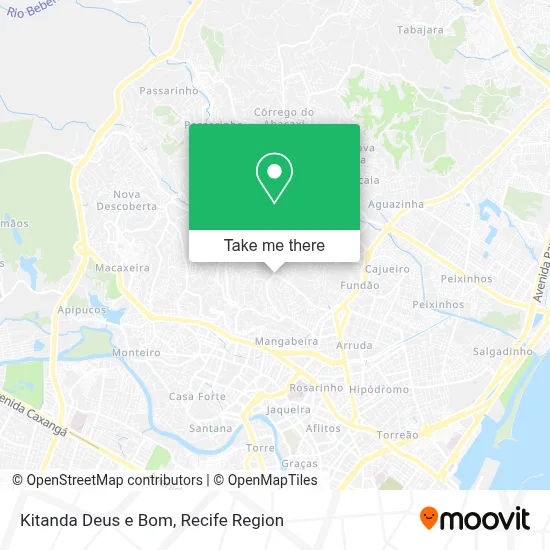 Kitanda Deus e Bom map