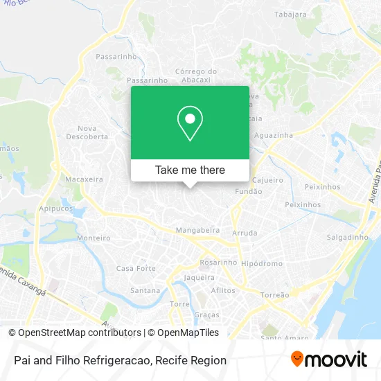 Pai and Filho Refrigeracao map