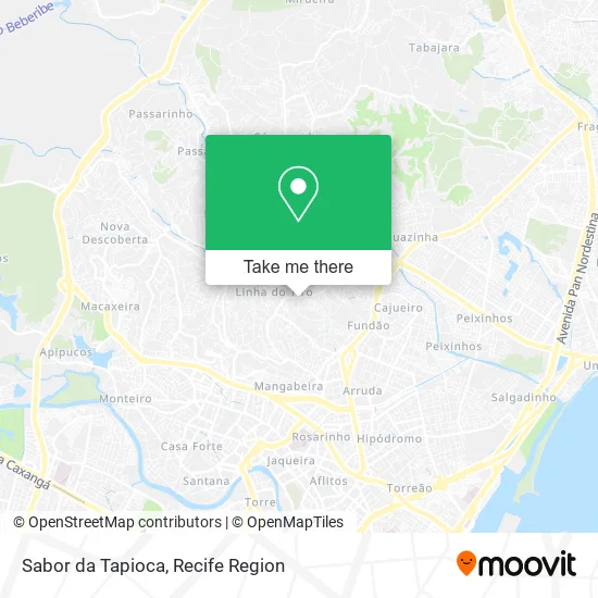 Sabor da Tapioca map