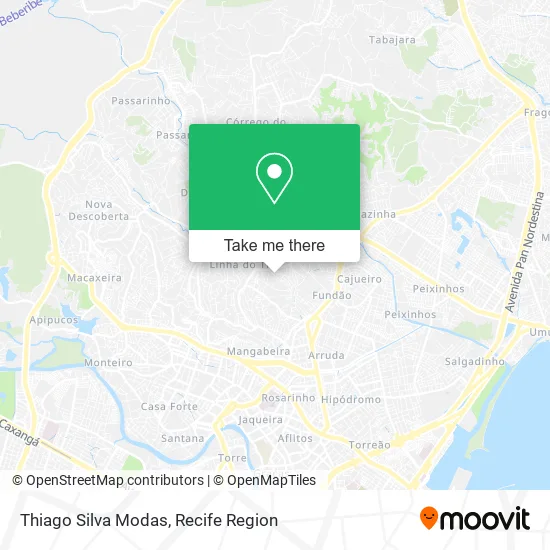 Thiago Silva Modas map