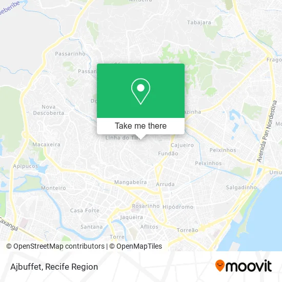 Ajbuffet map